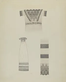 Joseph L Prints: Infant's Dress, c. 1937. Creator: Joseph L. Boyd