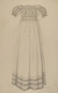Famularo Marie Prints: Infants Dress, c. 1938. Creator: Marie Famularo
