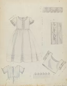 Infant's Dress and Shirt, c. 1936. Creator: Ella Josephine Sterling