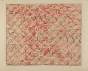 Infant's Quilt (Detail), c. 1937. Creator: Francis Law Durand Infant's Quilt (Detail), c. 1937. Creator: Francis Law Durand