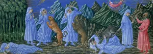 Leopard Prints: Inferno, Canto I, 1442-1450. Creator: Priamo della Quercia