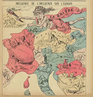 Influenza Prints: Influence de L'Influenza sur L'Europe