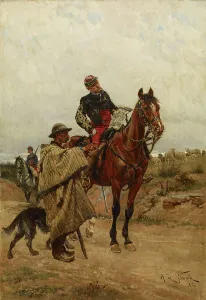 On Horseback Prints: Information, 1876. Creator: Alphonse de Neuville