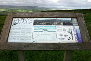 Information board, Chipping Vale, Lancashire