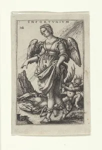 Misfortune Prints: Infortunium (The Misfortune), 1541. Creator: Beham, Hans Sebald (1500-1550)