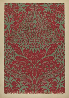Stewart Robert Prints: Ingrain Carpet, c. 1936. Creator: Robert Stewart