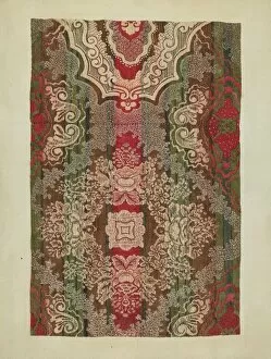 Pink Gallery: Ingrain Carpet, c. 1937. Creator: Dorothy Lacey