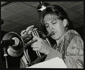 Jensen Prints: Ingrid Jensen playing the flugelhorn at The Fairway