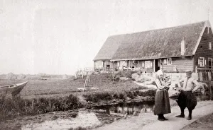 Jodhpurs Prints: Inhabitants of Marken Island, Netherlands, 1898. Artist: James Batkin