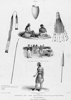Belt Collection: Inhabitants of the Seniavine Islands (discovered by Capt Lutka) (Caroline Islands)... 19th century