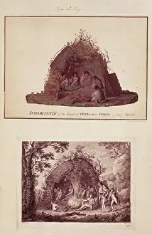 Campfire Prints: Inhabitants of Tierra del Fuego, c1768-c1780. Creators: Unknown, Alexander Buchan