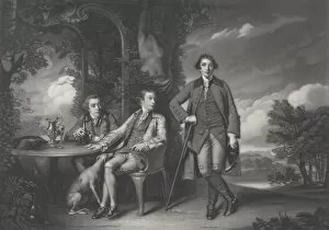 Sir Joshua Reynolds Gallery: Inigo Jones Esq. The Honorable Henry Fane, and Charles Blair Esq. 1824-1899. Creator: James Scott