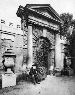 Inigo Jones gateway, Chiswick House, London, 1926-1927. Artist: King