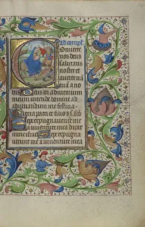 Refuge Prints: Initial C: The Flight into Egypt; Book of Hours