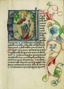 Initial Prints: Initial C: The Virgin of the Immaculate Conception; Prayer Book