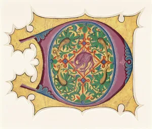 Hymn Book Prints: Initial D, 1430s. Creator: Master of the Cypresses