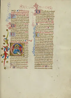 Missal Prints: Initial E: Saint Matthew; Missal