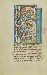 Missal Prints: Initial F: The Birth of the Virgin; Initial F: The Nativity of the Virgin