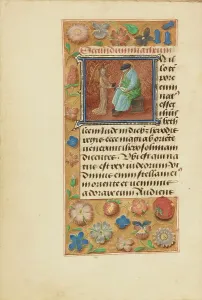 Matthew The Apostle Prints: Initial I: Saint Matthew; Crohin-La Fontaine Hours