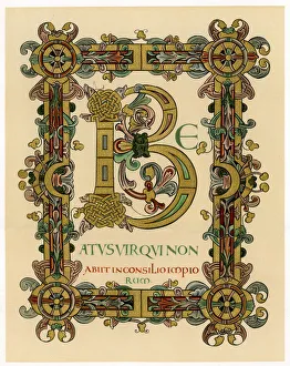 Initial letter B, 1012-1023