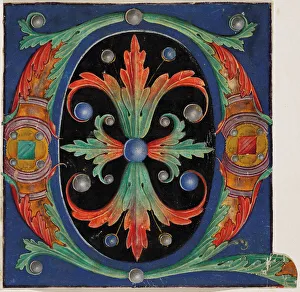Antiphonal Prints: Initial O from an Antiphoner, 16th century
