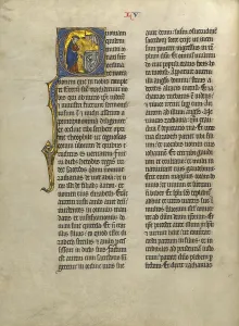 Zacharias Prints: Initial Q: Zechariah in the Temple; Concluding Volume of a Bible