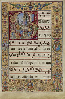 Hymn Prints: Initial R: The Resurrection, late 15th or early 16th century. Creator: Antonio da Monza