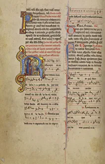 Missal Prints: Initial R: The Women at the Tomb; Missal