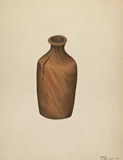 Cracked Collection: Ink Bottle, 1940. Creator: Marie Lutrell