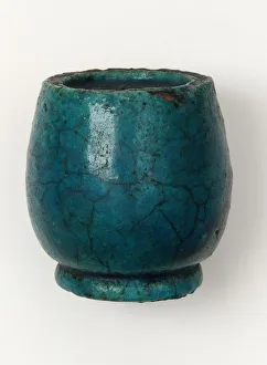 Ink pot in the shape of a Lotus Bud, Possibly Late Period, 664-525 BCE. Creator: Unknown Ink pot in the shape of a Lotus Bud, Possibly Late Period, 664-525 BCE. Creator: Unknown