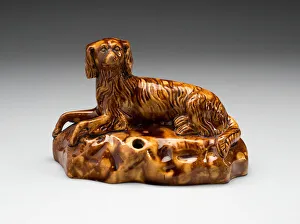 Inkstand Prints: Inkstand, 1850 / 80. Creator: East Liverpool Pottery