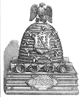 Napoleon Eugene Louis John Joseph Prints: Inkstand presented by the ladies of Chiselhurst to the Prince Imperial