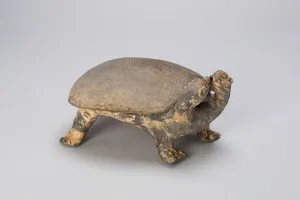 Turtle Prints: Inkstone in the Form of a Double-Headed... Han dynasty or six dynasties period, c