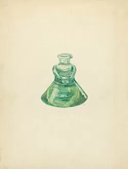 Glass Bottle Collection: Inkwell, 1935 / 1942. Creator: Jessica Price