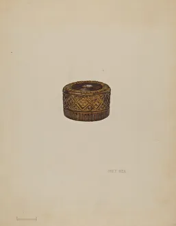 Inkwell, c. 1936. Creator: Janet Riza
