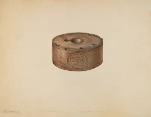 Goldberg Isadore Prints: Inkwell, c. 1940. Creator: Isadore Goldberg