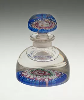 Millefiori Collection: Inkwell, London, 1848. Creator: Whitefriars Glass Works