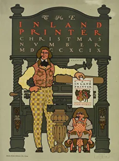 Printing Press Prints: The inland printer. Christmas number MDCCXCIX, c1899 (?). Creator: William H Bradley