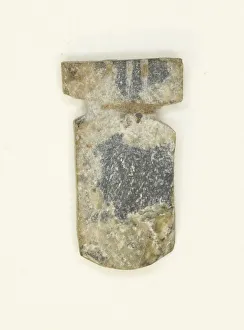 Inlay (?) in form of a Cartouche, Egypt, New Kingdom or later, Dynasties 19- (1295 BCE Inlay (?) in form of a Cartouche, Egypt, New Kingdom or later, Dynasties 19- (1295 BCE