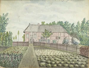 Brandes Jan Prints: Inn or hunting lodge on the Montferberg, 1770-1778. Creator: Jan Brandes