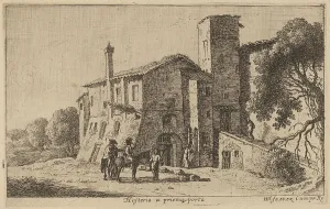 Inn at the Prima Porta. Creator: Herman van Swanevelt
