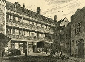 The Inner Court of the Old Belle Sauvage. (1897). Creator: Unknown