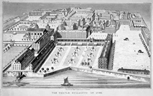 Inner and Middle Temple, City of London, 1720