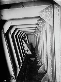 Ship Building Prints: Inner Skin of VATERLAND, between c1910 and c1915. Creator: Bain News Service