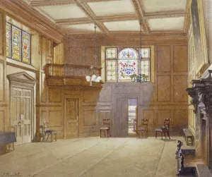 Livery Company Prints: Innholders Hall, City of London, 1888. Artist: John Crowther