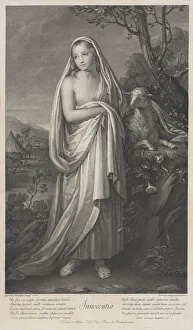 Innocence, 1766. Creator: Domenico Cunego (Italian, 1726-1803)