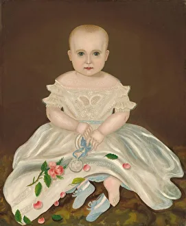 Rattle Prints: Innocence, c. 1830. Creator: Unknown