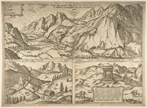 Tyrol Gallery: Innsbruck from the series Civitates Orbis Terrarum, vol. V, plate 59, 1590