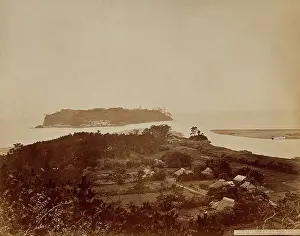 Inosima, a Japanese island, viewed from the village of Katasie on the mainland, c1873. Creator: William Pryor Floyd