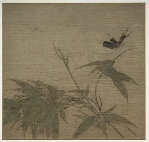 1127 1279 Prints: Insects and Bamboo, 13th Century. Creator: Unknown